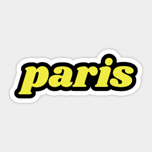 Paris Sticker